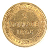 1865 Newfoundland $2.00 Gold EF-AU (EF45)
