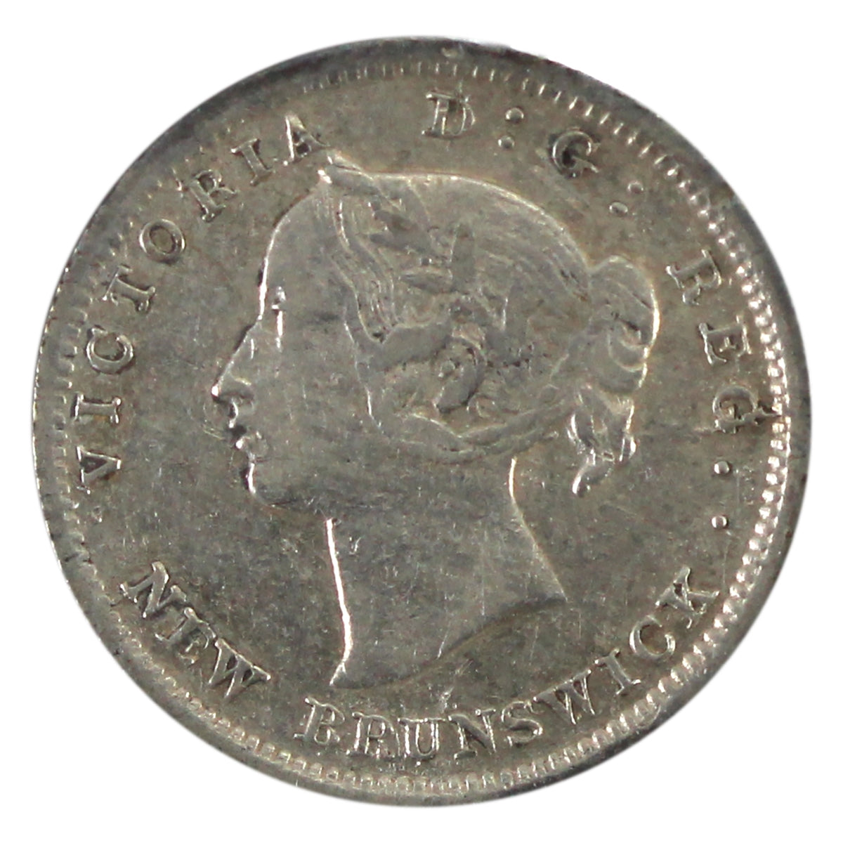 1862 New Brunswick 5-cents Very Fine (VF20) $