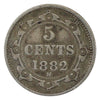 1882H Newfoundland 5-cents Fine (F12) $