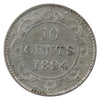 1894 Obv. 3 Newfoundland 10-cents ICCS Certified EF40