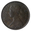 1896 Newfoundland 1-cent ICCS Certified MS60 Brown