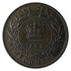 1896 Newfoundland 1-cent ICCS Certified MS60 Brown