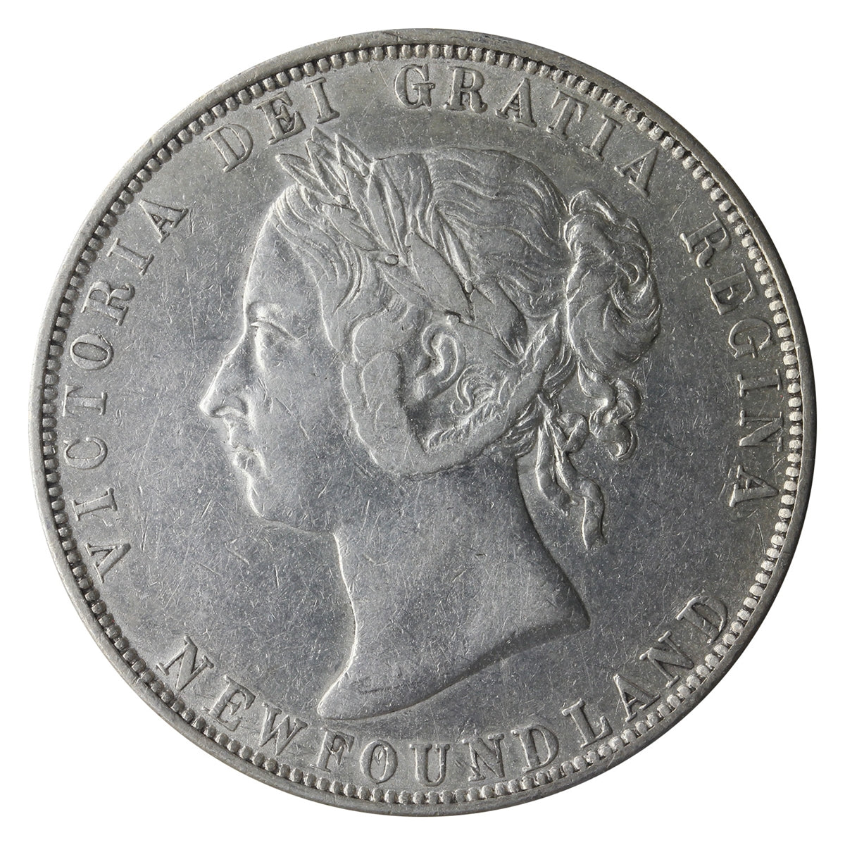 1899 Wide 9's Newfoundland 50-cents ICCS Certified VF30