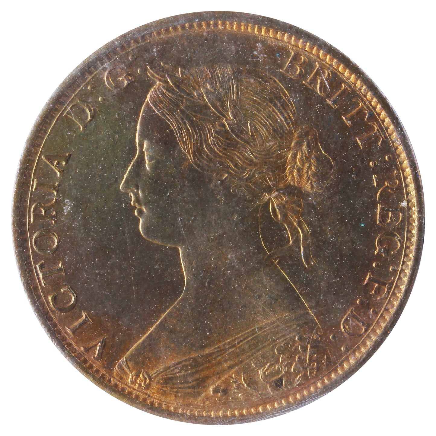 1861 New Brunswick 1-cent ICCS Certified MS64 (EA 069)