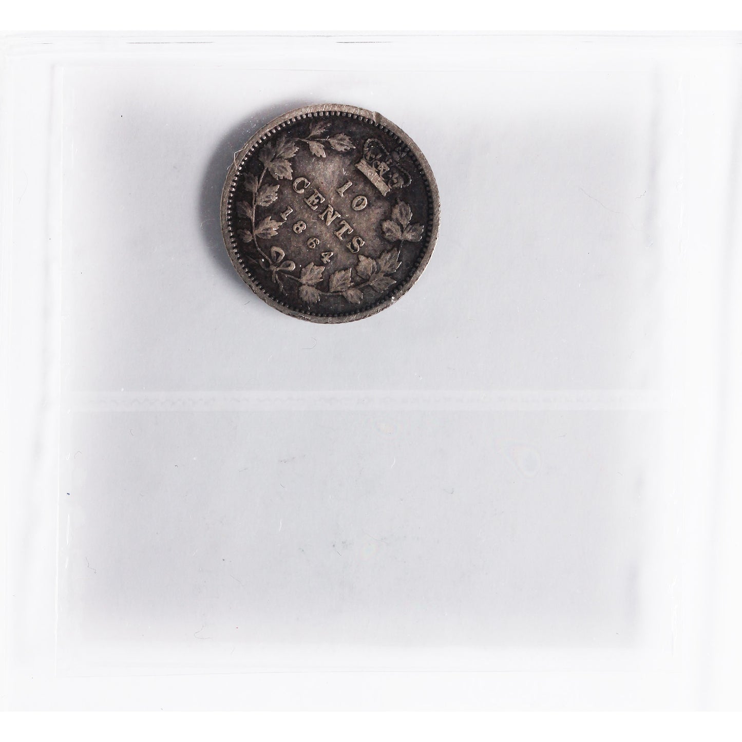 1864 New Brunswick 10-cents ICCS Certified F15