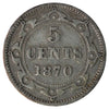1870 Obv. 1 Newfoundland 5-cents ICCS Certified VG10