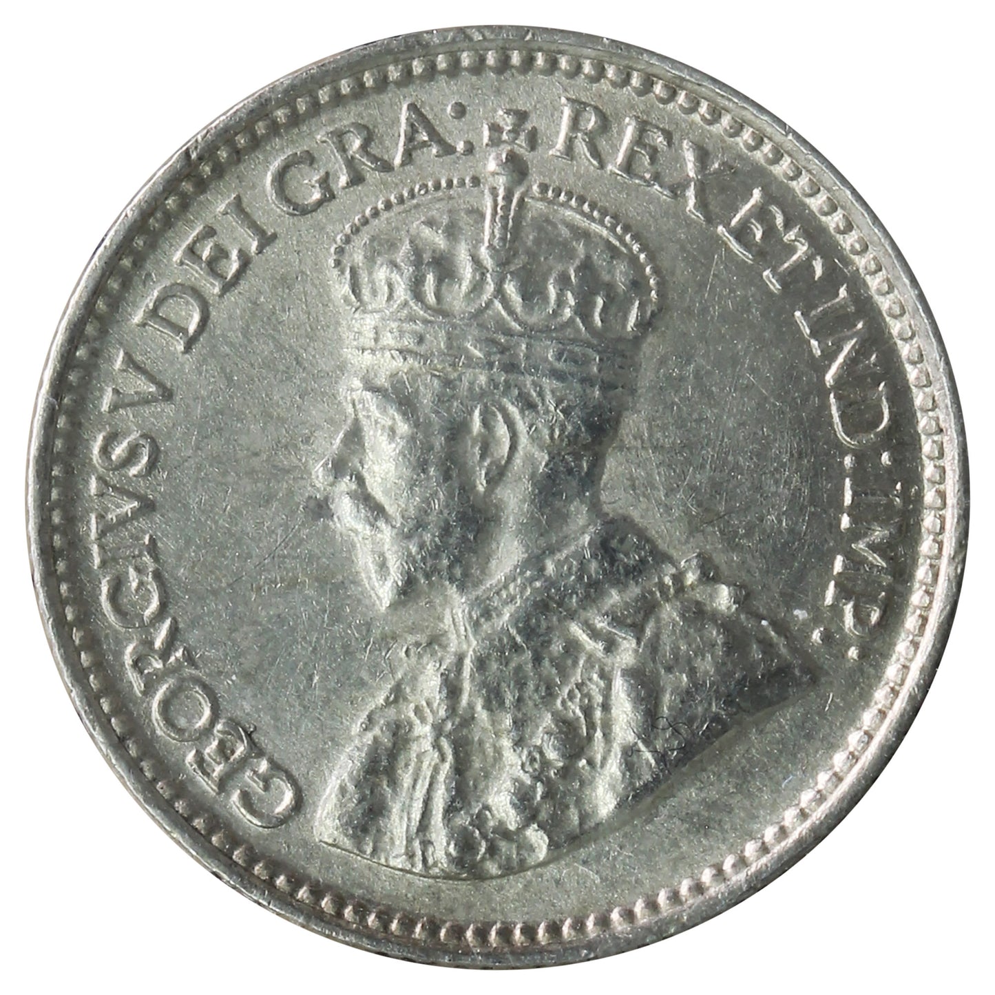 1929 Newfoundland 5-cents ICCS Certified AU50