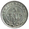 1940C Newfoundland 5-cents ICCS Certified MS63 (XHZ 493)