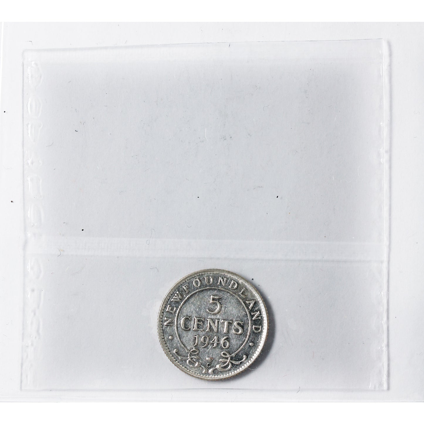 1946C Newfoundland 5-cents ICCS Certified EF40