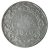 1870 Obv. 2 Newfoundland 10-cents ICCS Certified F-12