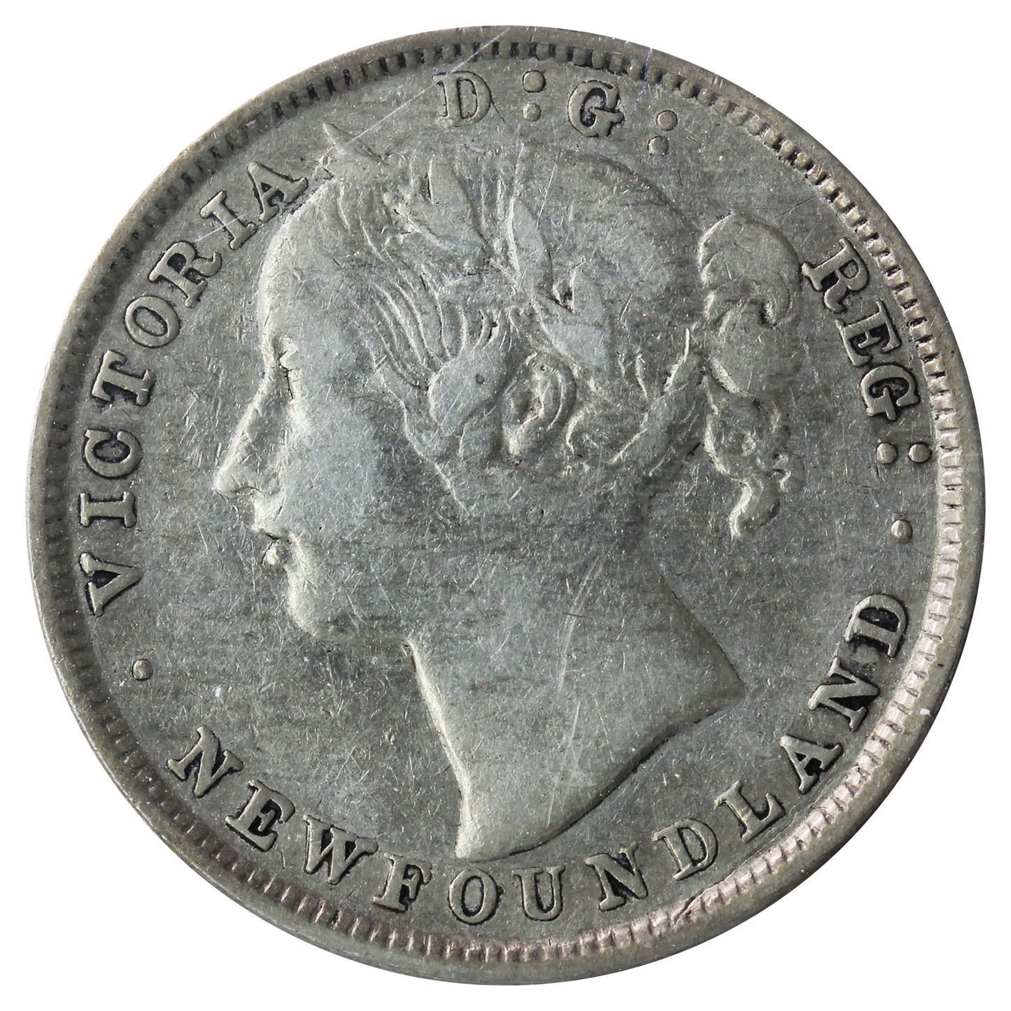 1873 Newfoundland 20-cents ICCS Certified VF-20