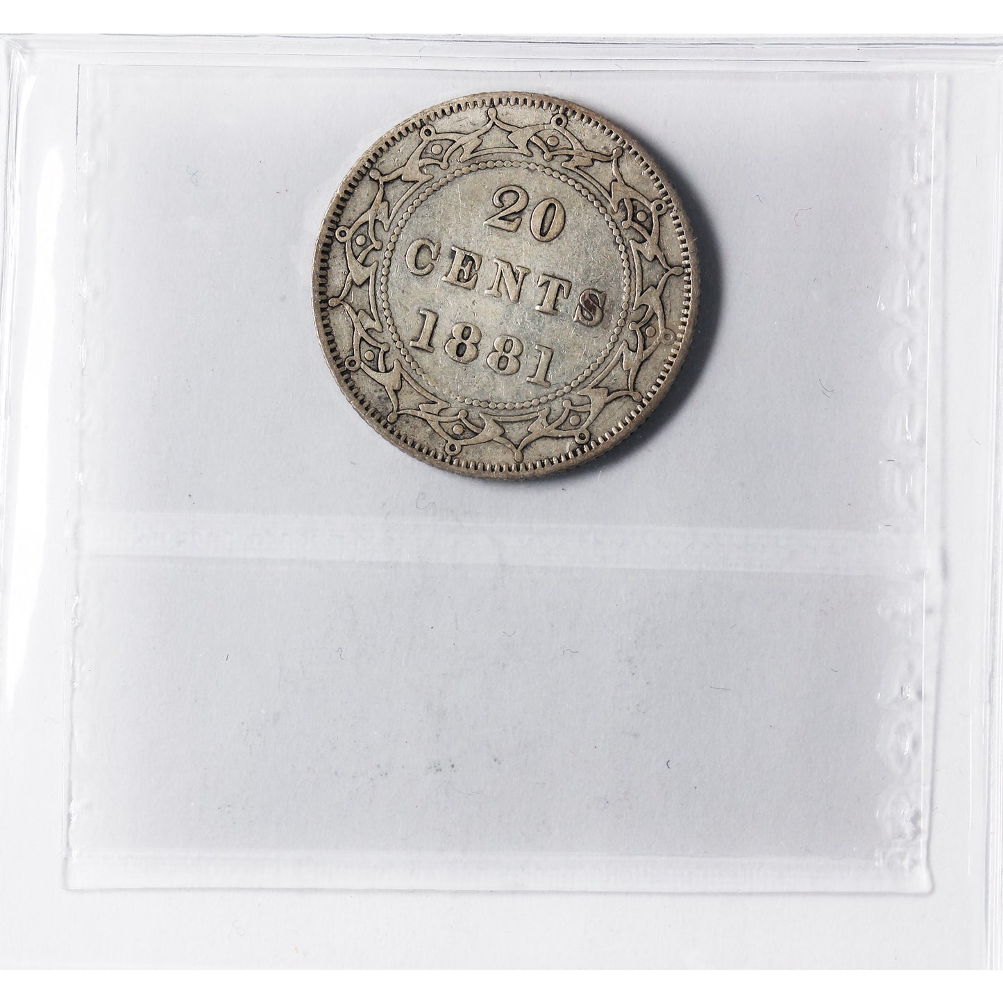 1881 Newfoundland 20-cents ICCS Certified VF30
