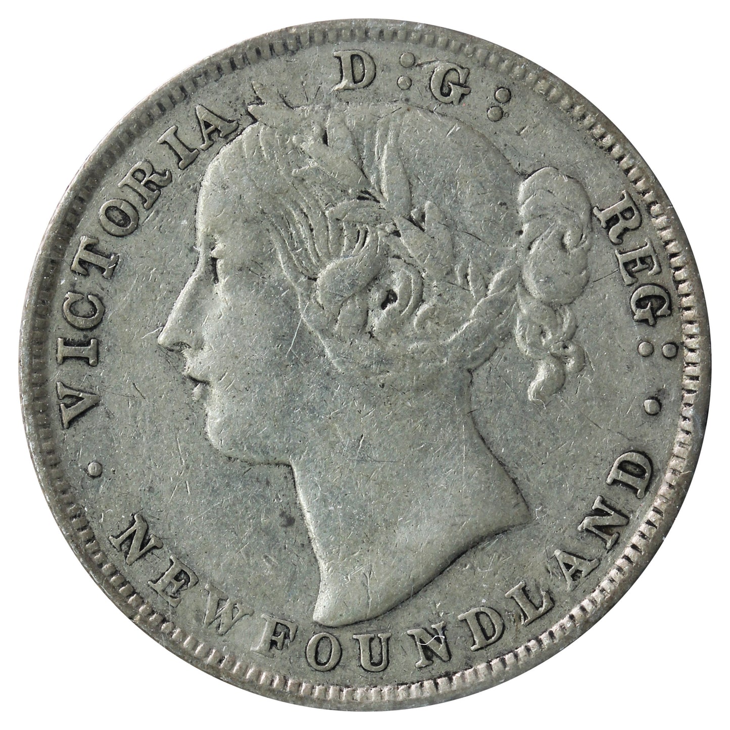 1881 Newfoundland 20-cents ICCS Certified VF30