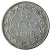 1888 Newfoundland 20-cents ICCS Certified VF-30
