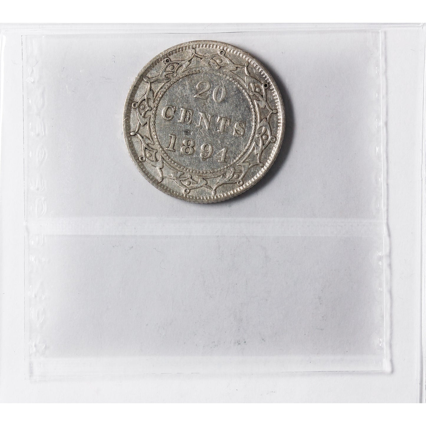 1894 Obv. 2 Newfoundland 20-cents ICCS Certified VF-30