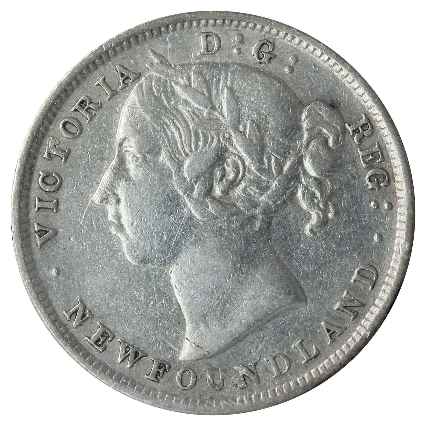 1894 Obv. 2 Newfoundland 20-cents ICCS Certified VF-30