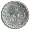 1917C Newfoundland 25-cents ICCS Certified EF-45