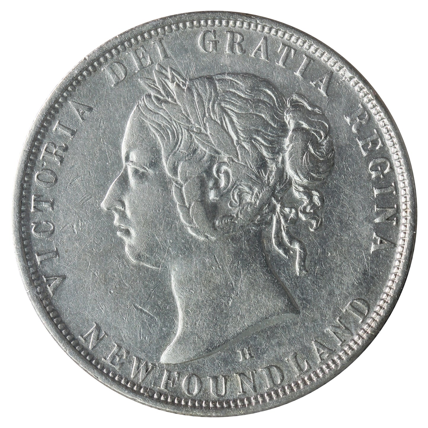 1876H Newfoundland 50-cents ICCS Certified VF20