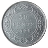 1876H Newfoundland 50-cents ICCS Certified VF20