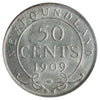 1909 Newfoundland 50-cents ICCS Certified AU55