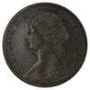 1864 Short 6 New Brunswick 1-cent Almost Uncirculated (AU50) $