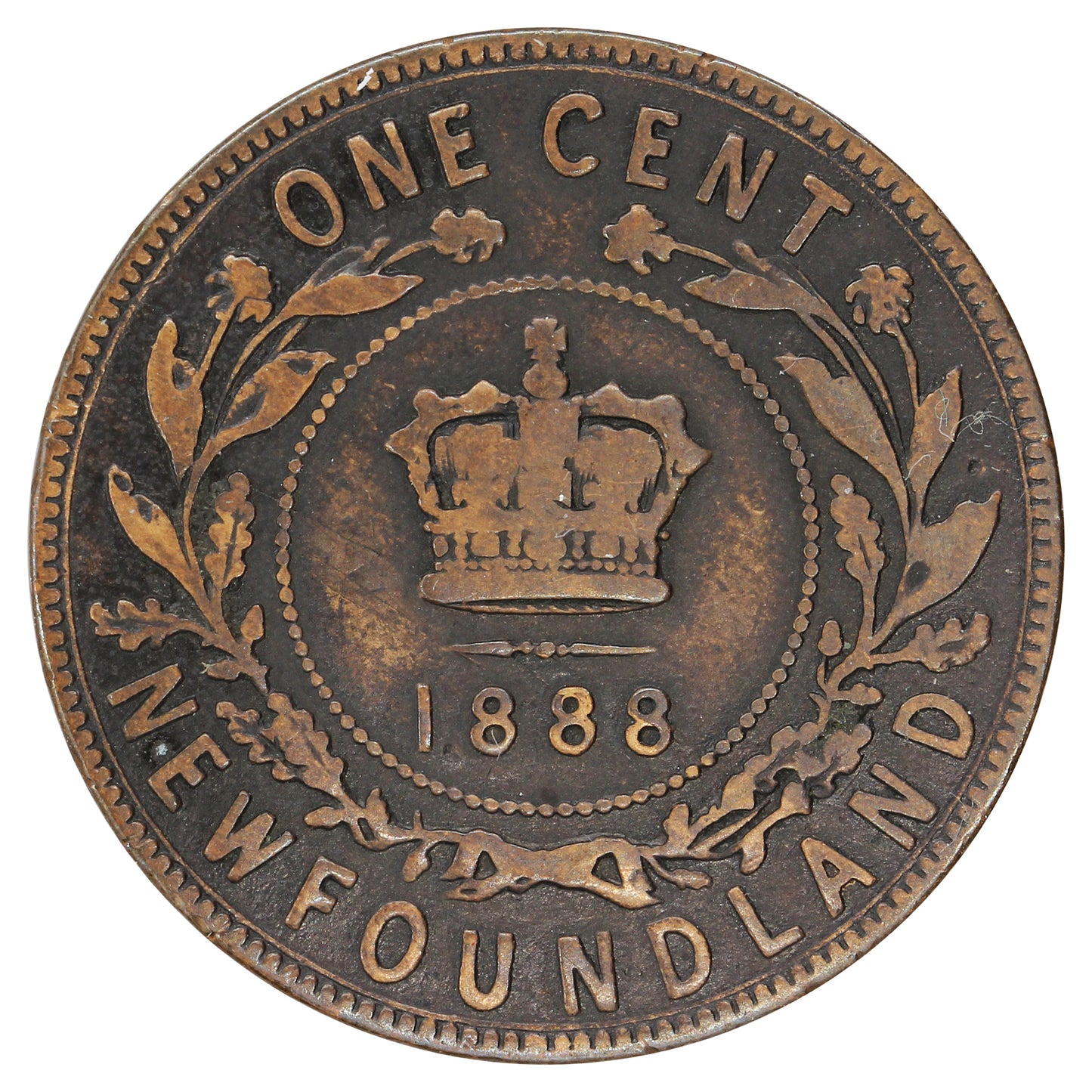 1888 Newfoundland 1-cent VG-F (VG10)