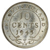 1943C Newfoundland 10-cents AU-UNC (AU-55) $