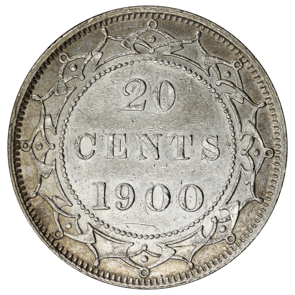 1900 Newfoundland 20-cents EF-AU (EF45) $