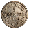 1865 Newfoundland 5-cents Very Fine (VF20) $