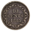 1885 Newfoundland 10-cents Very Good (VG8) $