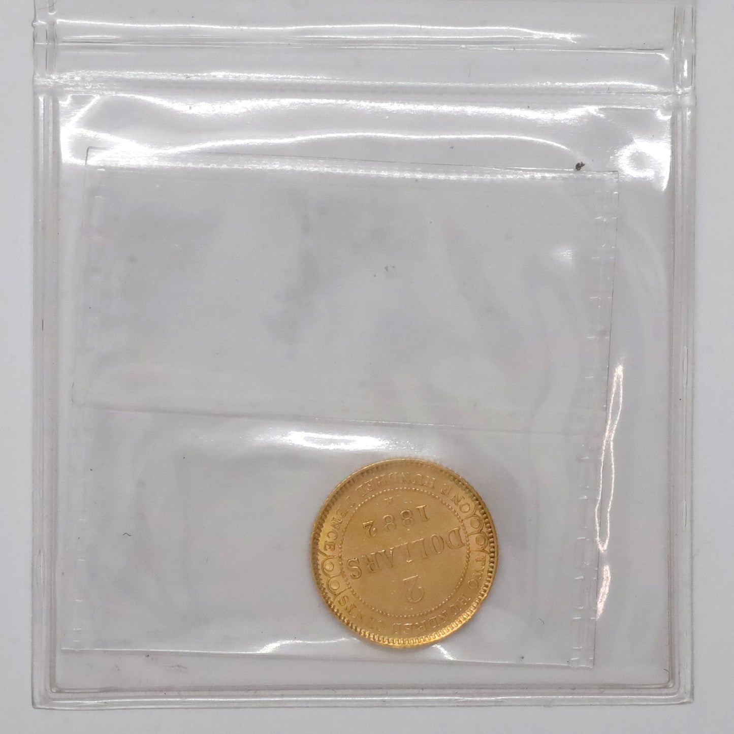 1882H Newfoundland $2 Gold ICCS Certified AU50