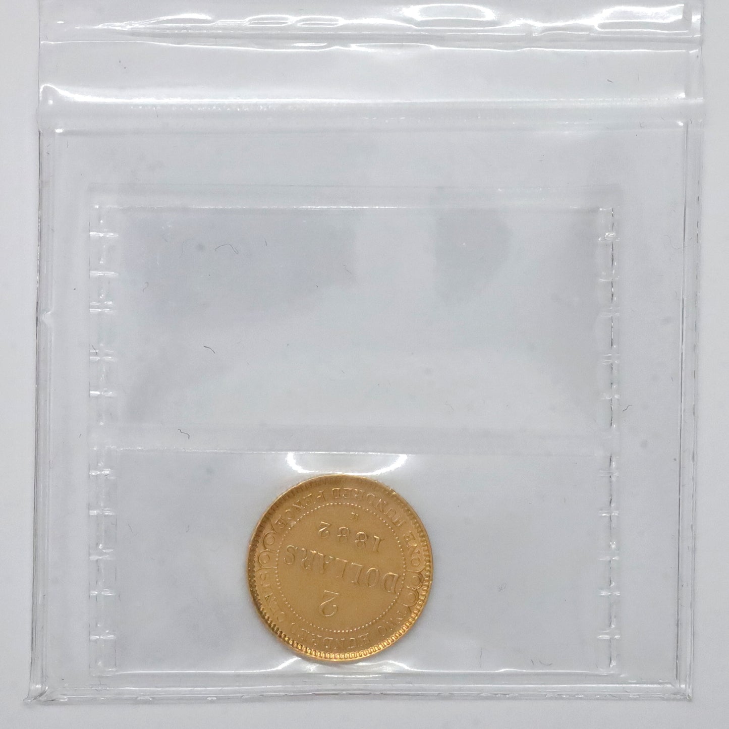 1882H Newfoundland $2 Gold ICCS Certified EF45