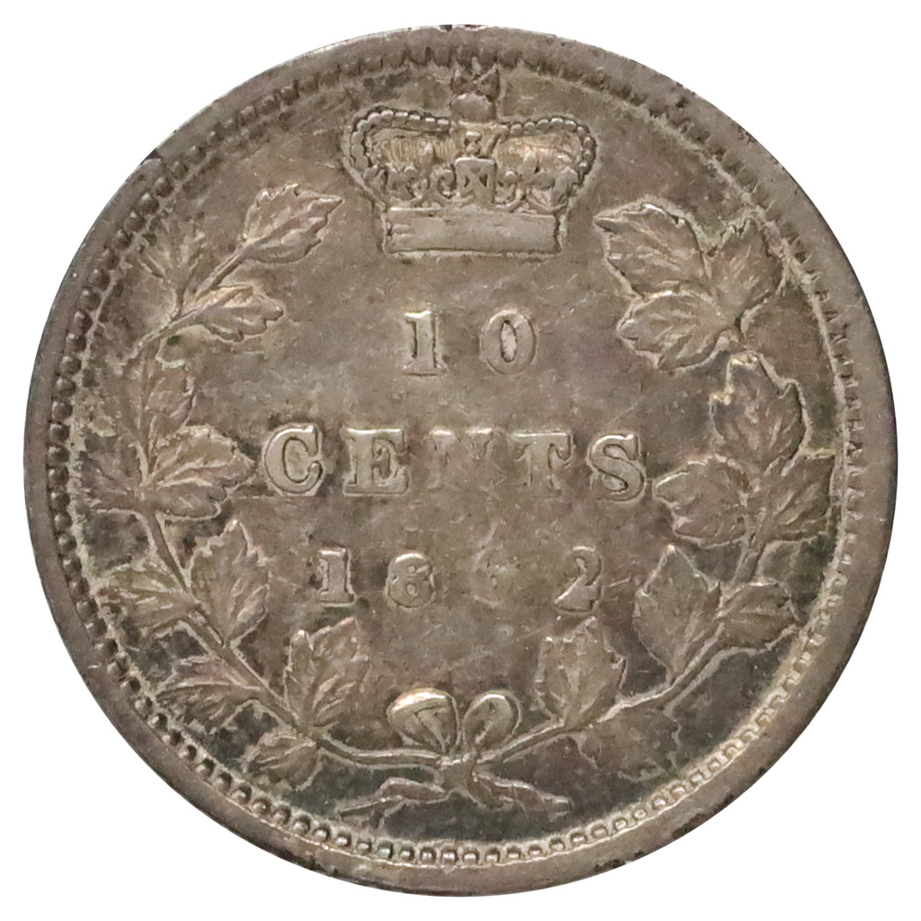 1862 DP 2 New Brunswick 10-cents VF-EF (VF30) $