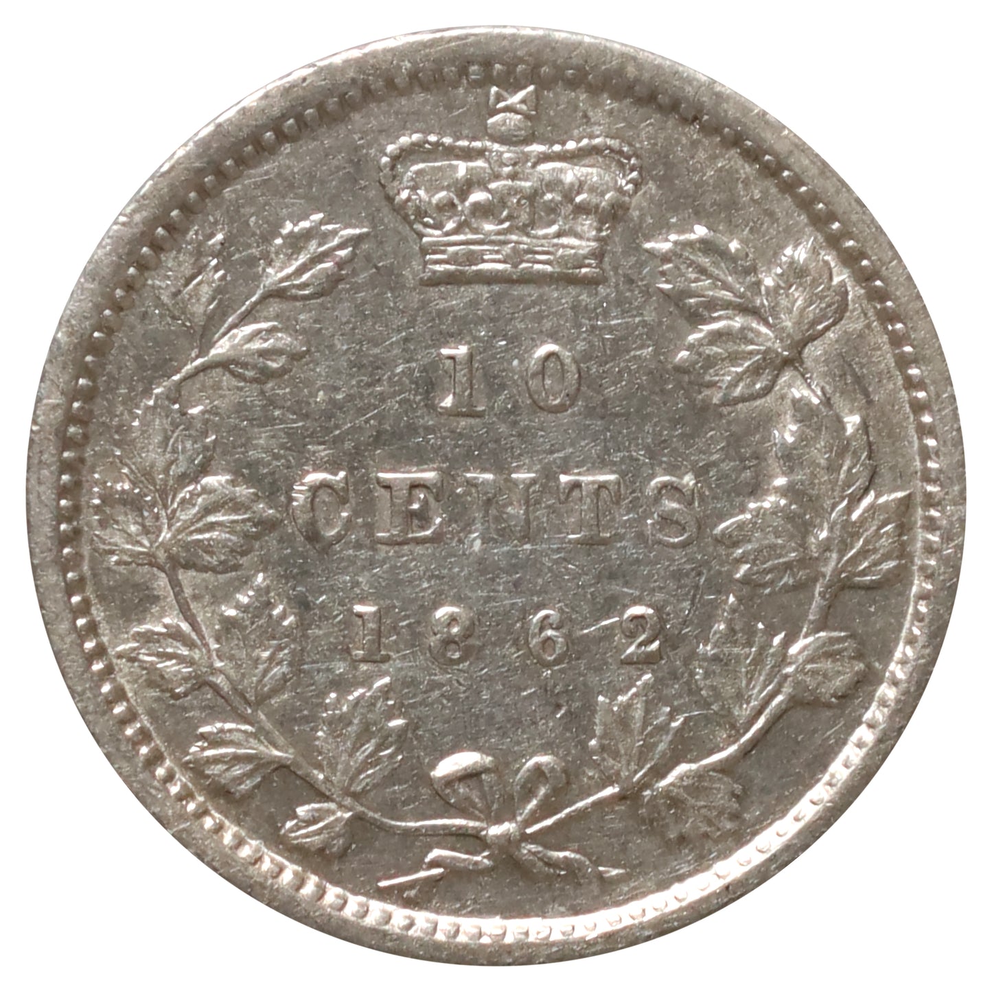 1862 New Brunswick 10-cents ICCS Certified VF30