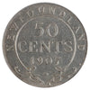 1907 Newfoundland 50-cents ICCS Certified EF45