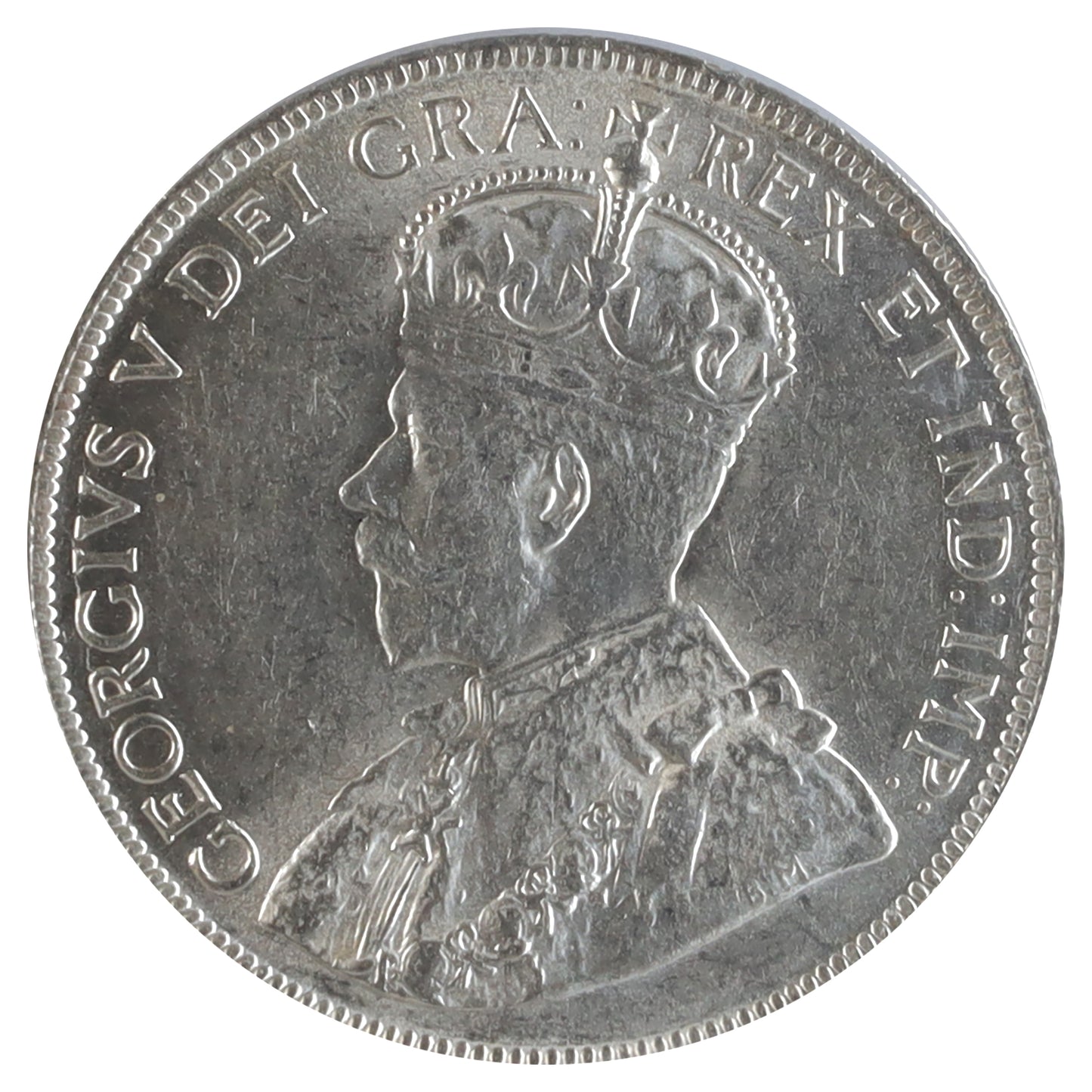1918C Newfoundland 50-cents ICCS Certified AU55
