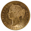 1888 Obv. 3 Newfoundland Gold $2 AU58
