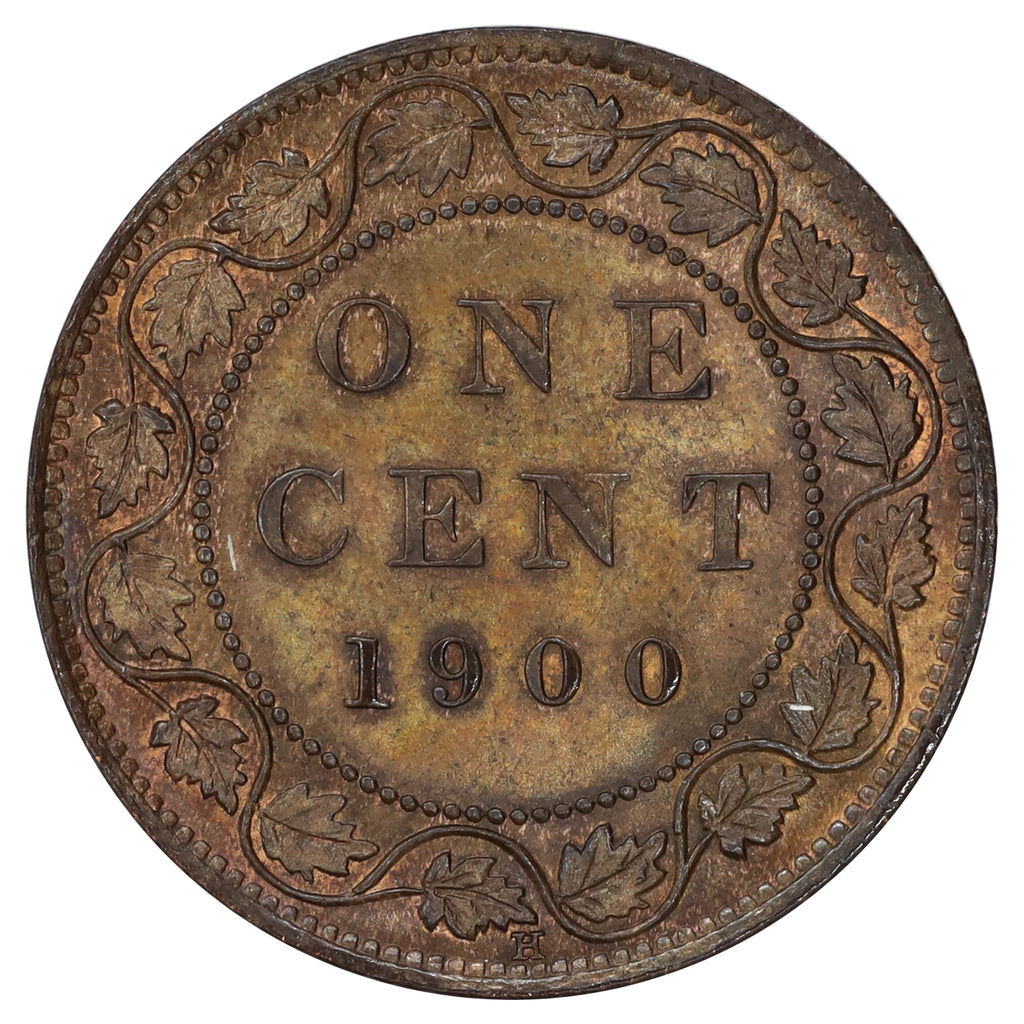 1900H Canada 1-cent Brilliant Uncirculated (MS63) Lustrous Brown