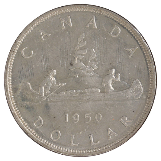 1950 Canada Dollar Brilliant Uncirculated (MS-64) Spot