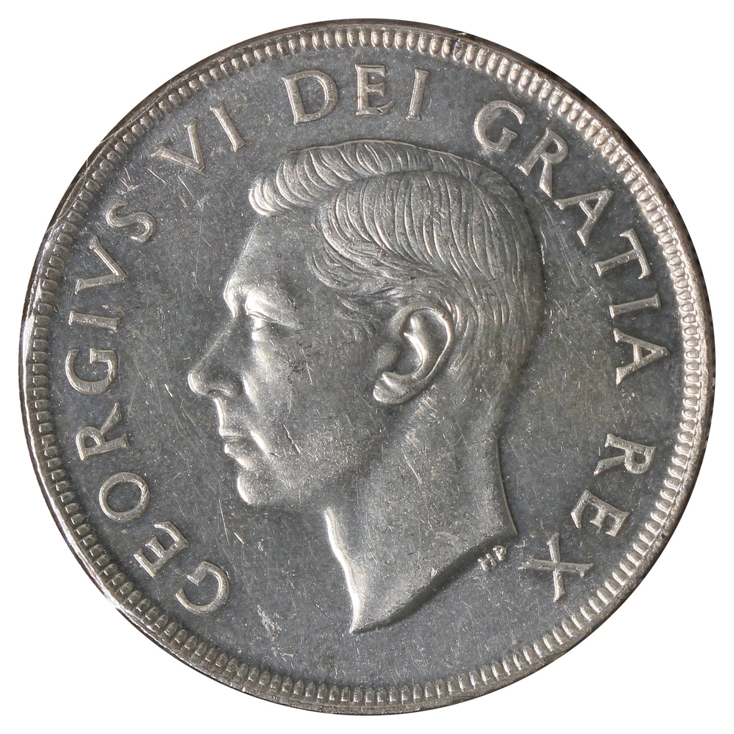 1951 Canada Dollar AU-UNC (AU55) Cleaned, Scratched or Impaired