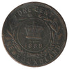1888 Newfoundland 1-Cent Fine (F-12) Impaired