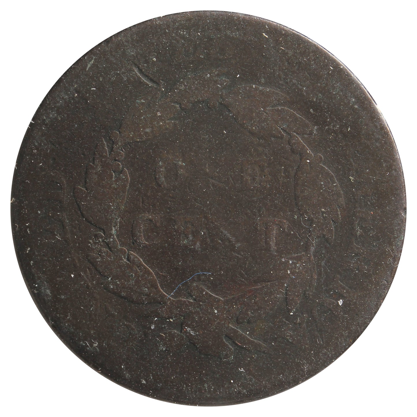 1818 USA Cent About Good (AG-3) Impaired