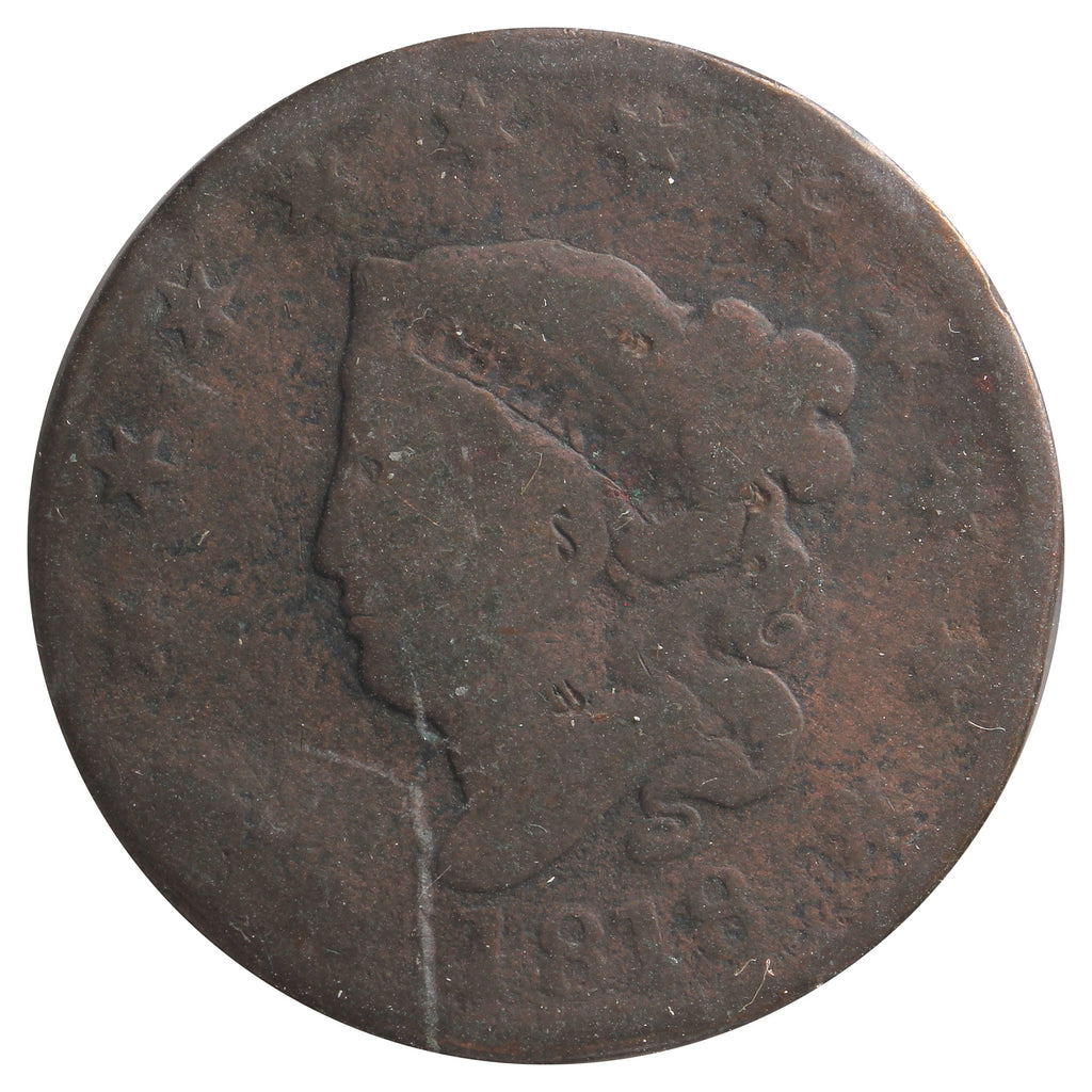 1818 USA Cent G-VG (G-6) Impaired