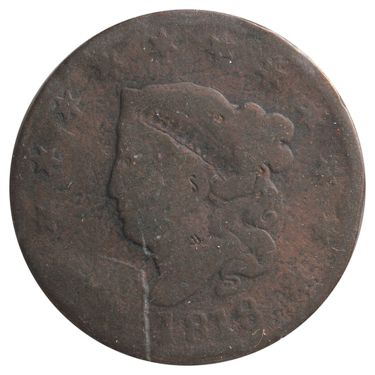 1818 USA Cent G-VG (G-6) Impaired