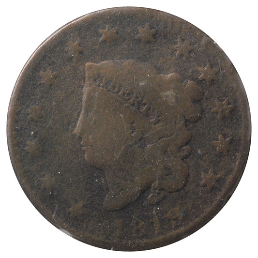 1819 Small Date USA Cent G-VG (G-6) Impaired