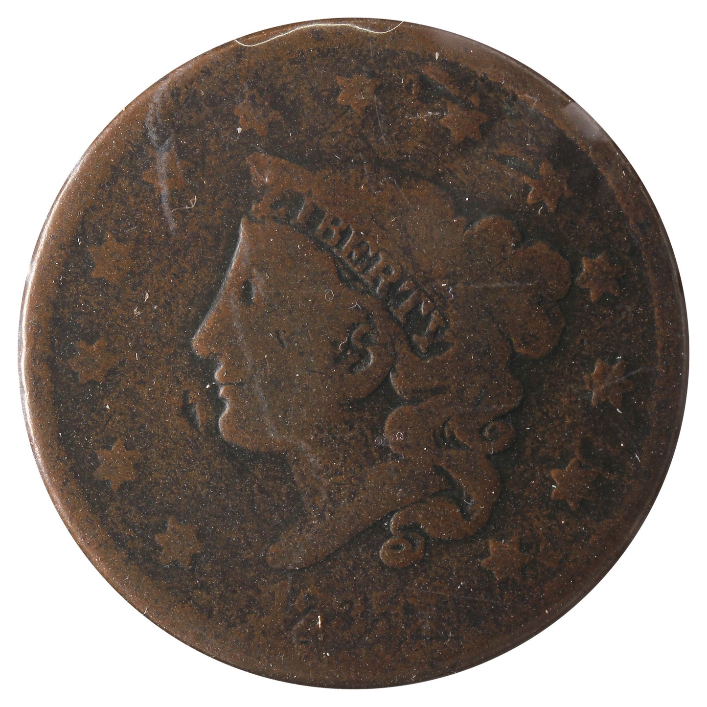1835 Head of 1836 USA Cent About Good (AG-3) Impaired