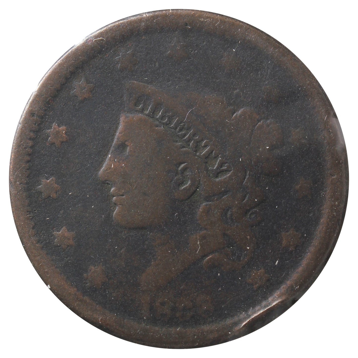 1838 USA Cent G-VG (G-6) Impaired
