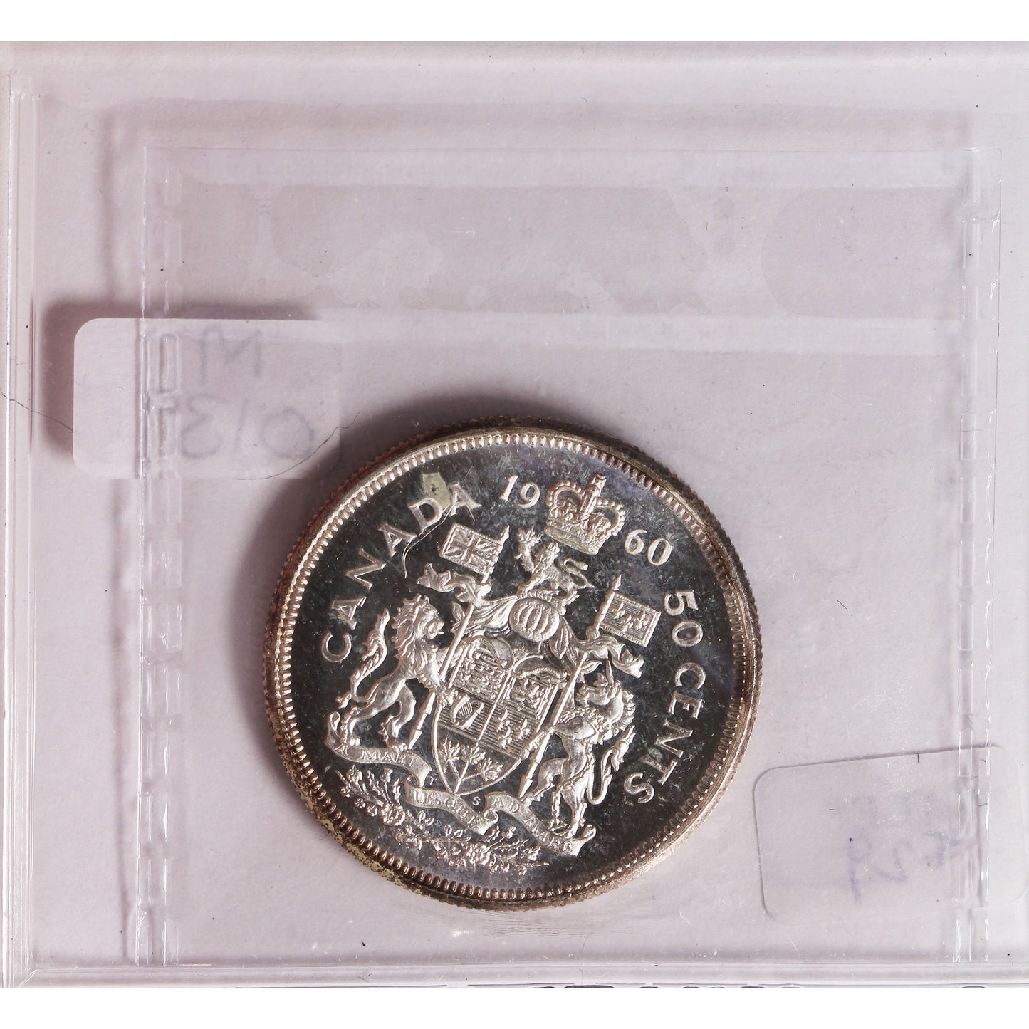 1960 Canada 50-cents ICCS Certified PL-66 Cameo