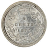 1870 Wide Rim Canada 5-cents AU-UNC (AU55) Scratched, marks, or impaired