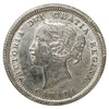 1870 Wide Rim Canada 5-cents AU-UNC (AU55) Scratched, marks, or impaired